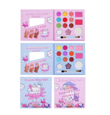 Косметика IG 3143 (8) ЦІНА ЗА 1 ШТУКУ, тіні, рум`яна, хайлайтер, аплікатор, в коробці , ВИДАЄТЬСЯ МІКС ВИДІВ