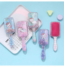 Щітка для волосся C 57956 (360) 4 види,”Єдиноріг”, ВИДАЄТЬСЯ ТІЛЬКИ МІКС ВИДІВ