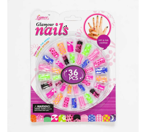 Набір нігтів C 3287 (576/2) 2 розміри, 36 штук, на листі