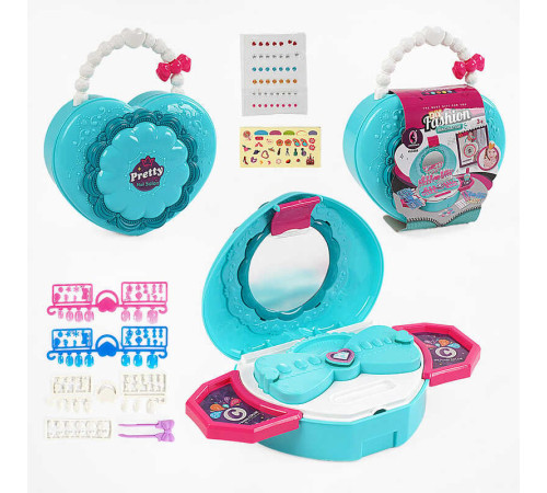 Набір для манікюру KL 3388 (60/2) накладні нігті, клейкі основи. декор, у боксі