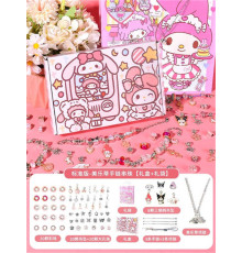 Набір для створення прикрас C 66699 (100) основи для браслетів та намист, чарми, намистини, підвіски, подарункове пакування, в пакеті