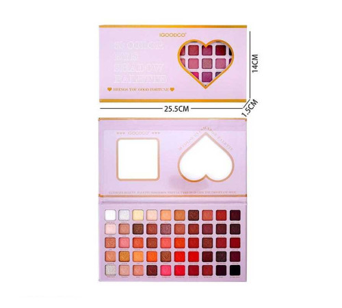 Косметика IG 3016 (144/12) 50 кольорів тіней, у коробці