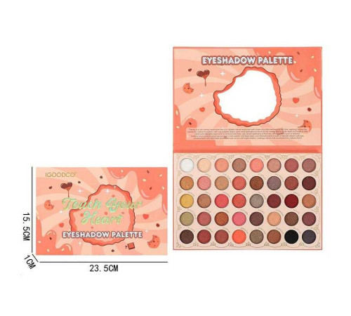 Косметика IG 3060 (144) 40 кольорів тіней, дзеркало, в коробці