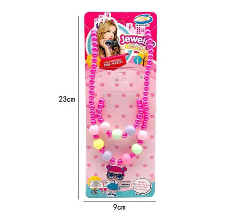 Набір прикрас F 2-39 (960/2) намисто, браслет, у пакеті