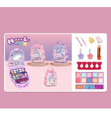 Косметика AA 2811 (140/2) лаки, помада, тіні, глітер, аплікатори, аксесуари для манікюру, в боксі