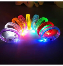 Браслет C 73482 (30) ЦІНА ЗА 40 ШТУК В БЛОЦІ, діаметр - 6 см, підсвічування, в коробці