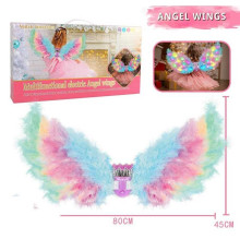 Крила D 2401-1 A (18/2) 80х45 см, підсвічування, рух, мелодія, ремінці для кріплення, режими підсвічування, беззвучний режим, в коробці