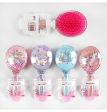 Щітка для волосся C 57904 (360) 4 види,”Єдиноріг”, ВИДАЄТЬСЯ ТІЛЬКИ МІКС ВИДІВ