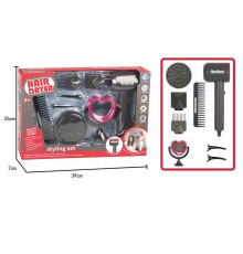 Набір перукаря YF 820 D-2 (42/2) функціональний фен, на батарейках, аксесуари, в коробці
