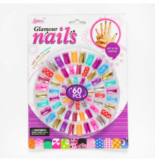 Набір нігтів C 3459 (432/2) 3 розміри, 60 штук, на листі