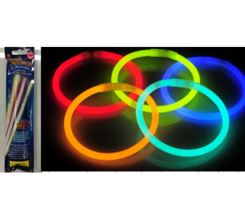 Браслет неоновий С 66389 (432) ЦІНА ЗА 1 ПАКЕТ, 8 штук в пакеті
