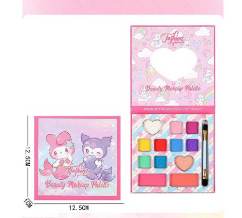 Косметика LK 3095 (288/12) 8 кольорів тіней, пензлик, дзеркальце, рум’яна, в коробці