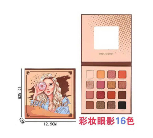 Косметика IG 3109 B (288) 16 кольорів тіней, у коробці