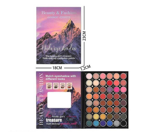 Косметика IG 3024 (96/8) 48 кольорів тіней, дзеркальце, в коробці