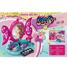 Трюмо KL 4085 (24) на батарейках, 24 предмети, підсвітка, звук, фен, в коробці