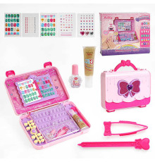 Набір для манікюру 55002 A (36) тіпси, стрази, наліпки, блискітки, аксесуари, в коробці