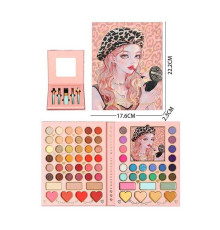 Косметика LK 5145 (96) 56 кольорів тіней, рум’яна, хайлайтери, коректори, в коробці