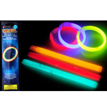Браслет неоновий С 66390 (720) ЦІНА ЗА 1 ПАКЕТ ширина 2 см