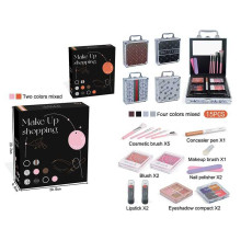 Косметика FT 2015 A (60) 15 елементів, кейс, 2 палетки рум'ян, 2 - тіней для повік, 2 помади, пилочки для нігтів, дзеркальце, в коробці, ВИДАЄТЬСЯ МІКС ВИДІВ