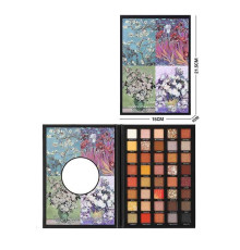 Косметика IG 3680 (144) палетка тіней, 40 кольорів, дзеркало, в плівці