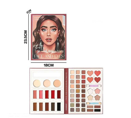 Косметика IG 3111 (96) тіні, контуринг, помади, у коробці