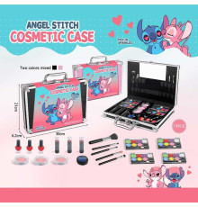 Косметика FT 2105 E (20) 2 види, дзеркальце, тіні, рум’яна, лаки, помади, у валізі