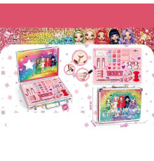 Косметика XF 1818 C (20/2 тіні для повік, румяна, помада, аплікатори, лак, хайлайтер, прикраси для волосся, пудра у боксі