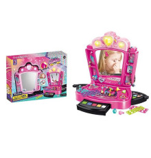 Трюмо YK 6616 (12) на батарейках, музика, підсвітка, набір для створення прикрас, в коробці