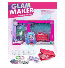 Набір прикрас FX 680-4 (72/2) окуляри, інструмент для створення зачісок, наліпки на нігті, декоративний скотч, гумові браслети, в коробці