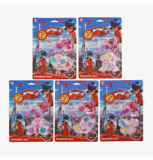 Набір косметики ZH 0011 (576/2) 5 видів, герой, тіні для повік, аплікатор, аксесуари, на листі, ВИДАЄТЬСЯ ТІЛЬКИ МІКС ВИДІВ