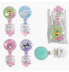 Щітка для волосся C 73122 (360) 4 види, герой, прозорий корпус, в пакеті, ВИДАЄТЬСЯ ТІЛЬКИ МІКС ВИДІВ