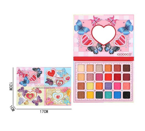 Косметика LK 5059 (192) 24 кольори, дзеркало, в коробці