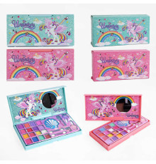 Набір косметики AA 2813 (144/2) 2 види, помада, лак для нігтів, тіні, аплікатори, в коробці