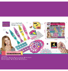 Набір для манікюру MBK 397 (36/2) накладні нігті, лаки, пилочки, розділювачі для пальців, слайдери, наліпки, шкатулка, в коробці