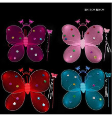 Крила С 68491 (300) чарівна паличка, обруч, в пакеті, ВИДАЄТЬСЯ МІКС