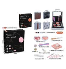 Косметика FT 2015 B (60) 17 елементів, кейс, 2 палетки рум'ян, 2 - тіней для повік, 2 глітери, пилочки для нігтів, дзеркальце, в коробці, ВИДАЄТЬСЯ МІКС ВИДІВ