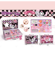 Косметика XF 1819 B (40/8) тіні для повік, румяна, помада, аплікатори, лак, хайлайтер, у боксі