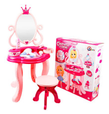 гр Іграшка "Косметичний столик" 8683 (3) "Technok Toys" 9 аксесуарів, стілець