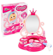 гр Косметичний столик 8676 (3) "Technok Toys", 9 аксесуарів, дзеркало, в коробці