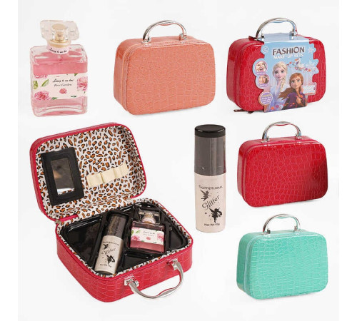 Набір косметики 768-60 (60/2) 3 кольори, у валізі, ВИДАЄТЬСЯ ТІЛЬКИ МІКС ВИДІВ