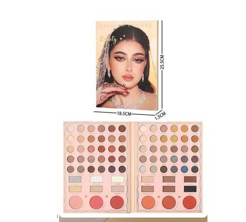 Косметика IG 3070 (96/8) 60 кольорів тіней, хайлайтери, рум'яна, у коробці