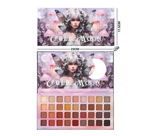 Косметика IG 3682 (144) палетка тіней, 36 кольорів, у плівці