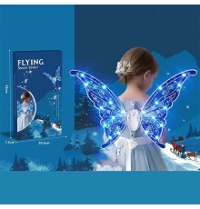 Крила 606-21 A (24) працюють від батарейок, підсвічування, рух крилами, мелодія, ремінці для кріплення, в коробці