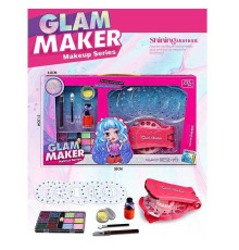 Набір прикрас FX 680-9 (72/2) інструмент для зачісок, стрази, блискітки, косметика, лак, в коробці