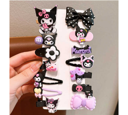 Набір шпильок для волосся C 71043 (500) герой, 14 штук на листі, в пакеті