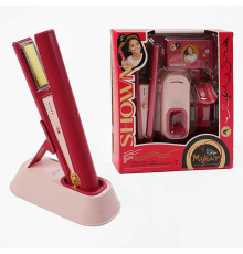 Набір перукаря 2805-3 (72/2) підсвічування, звуки, функціональний стайлер з підставкою, картка, в коробці