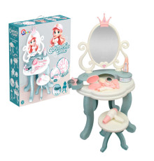 гр Косметичний столик 1638 (3) "Technok Toys", дзеркало, табурет, аксесуари, в коробці
