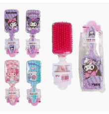 Щітка для волосся C 73124 (360) 4 види, герой, прозорий корпус, в пакеті, ВИДАЄТЬСЯ ТІЛЬКИ МІКС ВИДІВ
