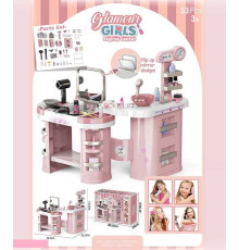 Трюмо 7 GT 07 A (4) 71х32,5х73,5 см, дзеркальце, імітація косметики, гребінець, функціональний стайлер та фен, звуки, підсвічування, аксесуари, в коробці