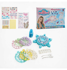 Набір для манікюру 848 А (72/2) платформа, пінцет, стрази, стікери, в коробці